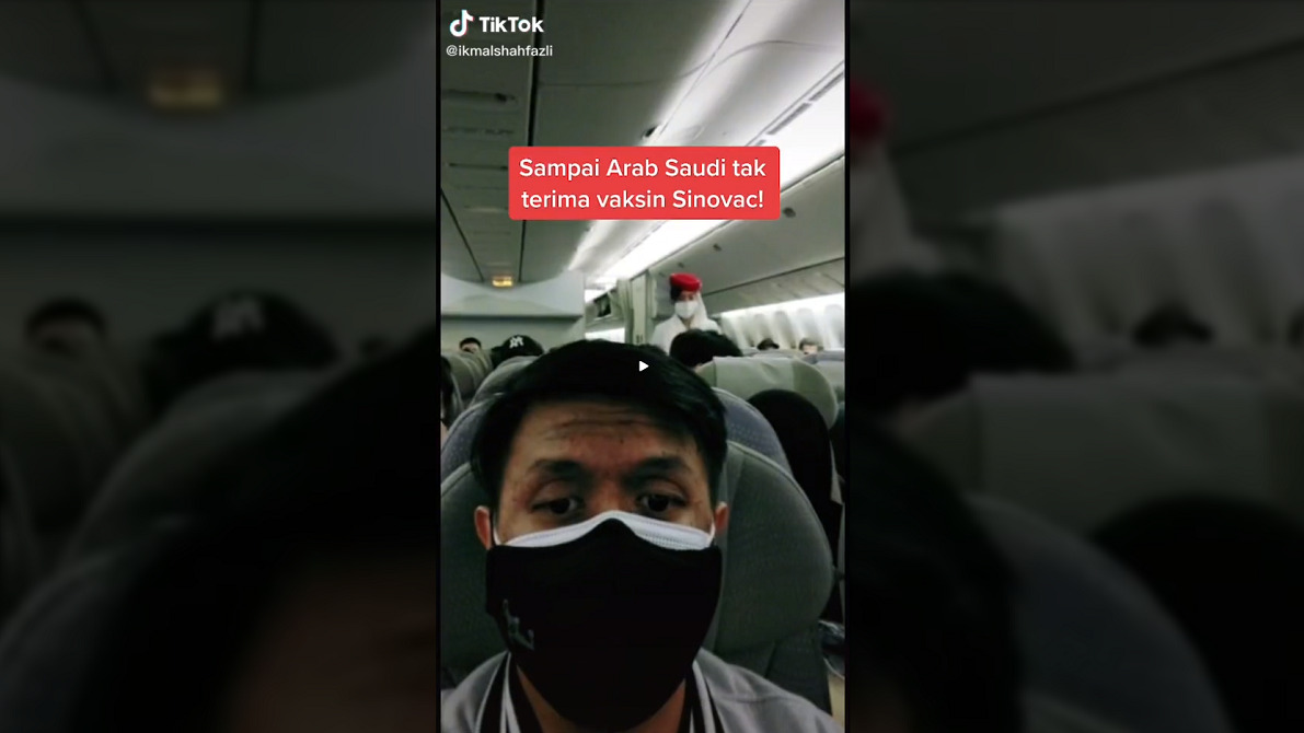 Foto TikTok @ikmalshahfazli