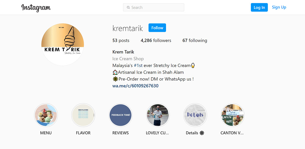 Foto Instagram @KremTarik
