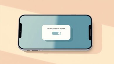 Matikan Smart Replies